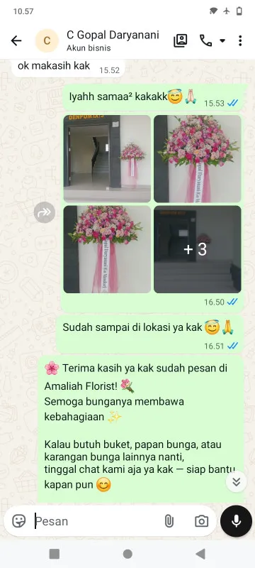 Pengiriman Karangan Bunga Situ Pondoksalam